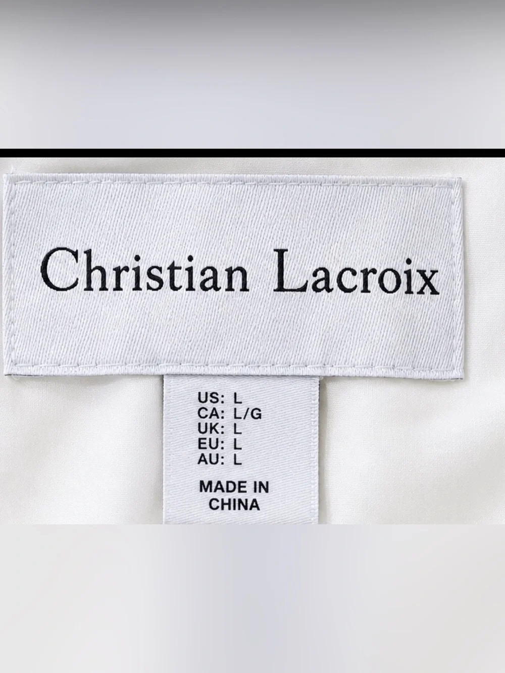 Christian Lacroix Tailored White Vest Gold Button Statement Piece Size Large - Picture 5 of 7